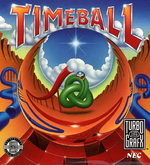 Timeball box art for TurboGrafx-16